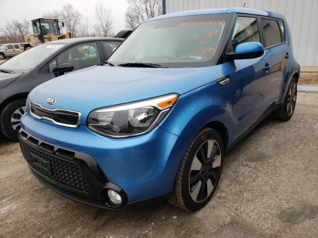 KIA SOUL + 2016 with VIN KNDJP3A58G7354314 - Photo from auction