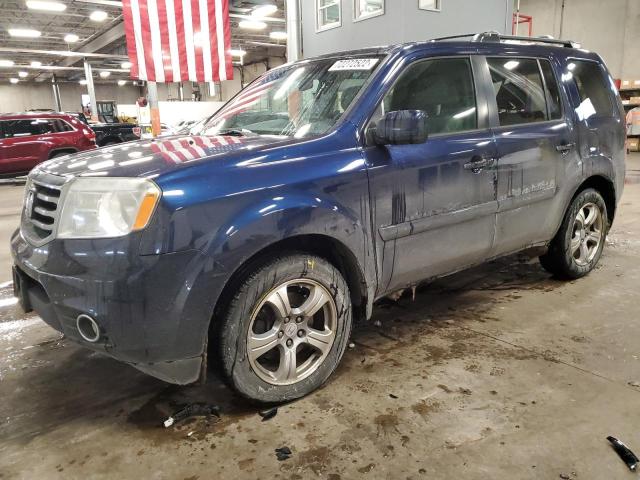 HONDA PILOT EX 2015 with VIN 5FNYF4H40FB062542 - Photo from auction