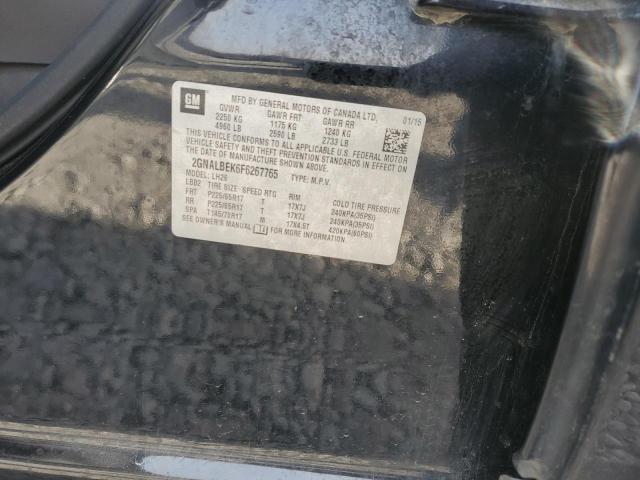 Photo 14 from auction – 2015 CHEVROLET EQUINOX LT with VIN 2GNALBEK6F6267765