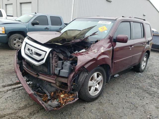 HONDA PILOT EXL 2010 with VIN 5FNYF3H51AB009036 - Photo from auction