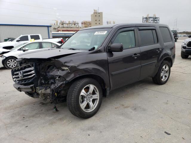 HONDA PILOT EXLN 2012 with VIN 5FNYF4H73CB038399 - Photo from auction
