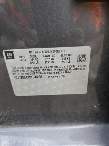 Photo 14 from auction – 2013 CHEVROLET MALIBU LS with VIN 1G11B5SAXDF348692