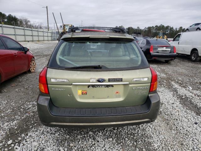 Photo 6 from auction – 2006 SUBARU LEGACY OUT with VIN 4S4BP62C267321368