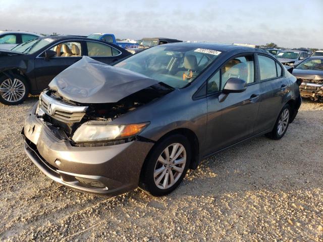 HONDA CIVIC EX 2012 with VIN 19XFB2F80CE051944 - Photo from auction