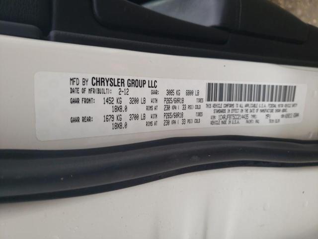 Photo 14 from auction – 2012 JEEP GRAND CHER with VIN 1C4RJFBT5CC214435