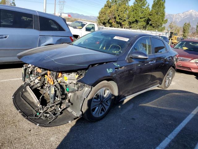 KIA OPTIMA HYB 2017 with VIN KNAGU4LEXH5013934 - Photo from auction