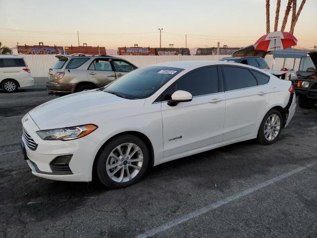 FORD FUSION SE 2019 with VIN 3FA6P0LU1KR134531 - Photo from auction