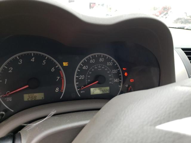 Photo 9 from auction – 2009 TOYOTA COROLLA BA with VIN 1NXBU40E19Z063917