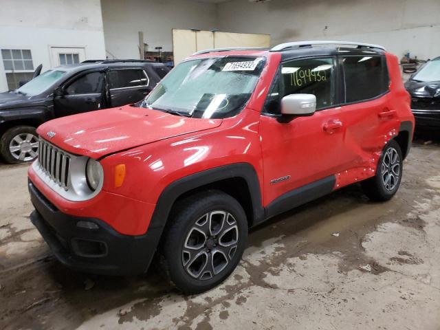 JEEP RENEGADE L 2016 with VIN ZACCJBDT3GPC58799 - Photo from auction