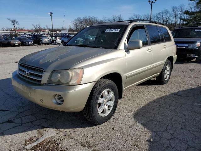 TOYOTA HIGHLANDER 2001 with VIN JTEHF21A410031222 - Photo from auction
