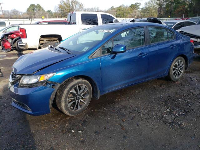 HONDA CIVIC EX 2013 with VIN 19XFB2F86DE277164 - Photo from auction