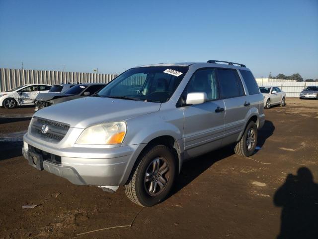 HONDA PILOT 2005 with VIN 2HKYF18505H558500 - Photo from auction