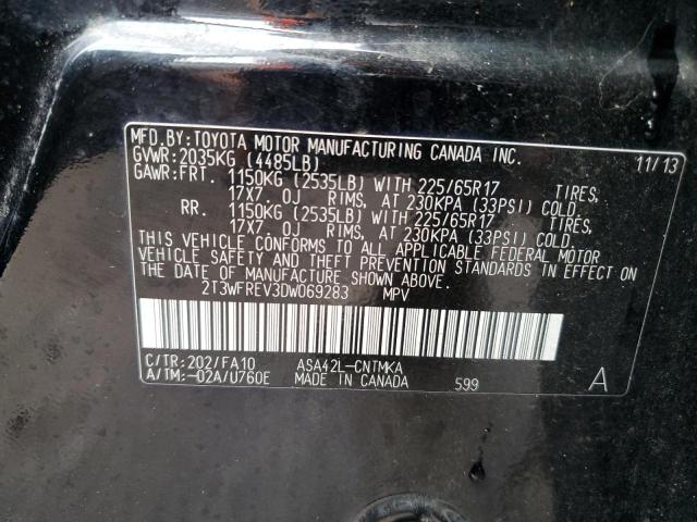 Photo 14 from auction – 2013 TOYOTA RAV4 XLE with VIN 2T3WFREV3DW069283