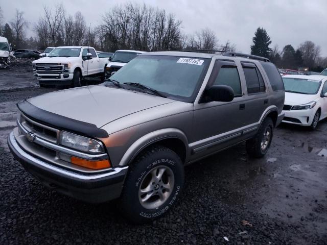 CHEVROLET BLAZER 2001 with VIN 1GNDT13W712116436 - Photo from auction