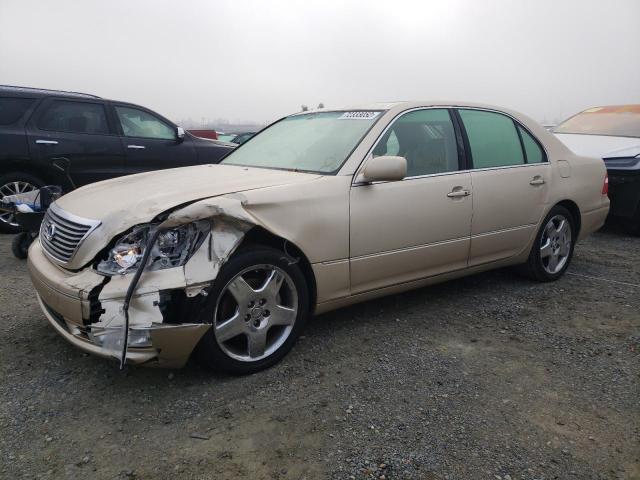 LEXUS LS 430 2005 with VIN JTHBN36F255003546 - Photo from auction