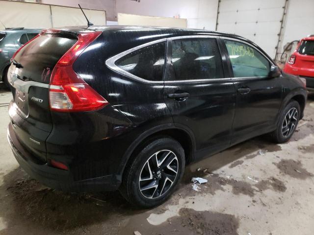 Photo 3 from auction – 2016 HONDA CR-V SE with VIN 5J6RM4H46GL093667