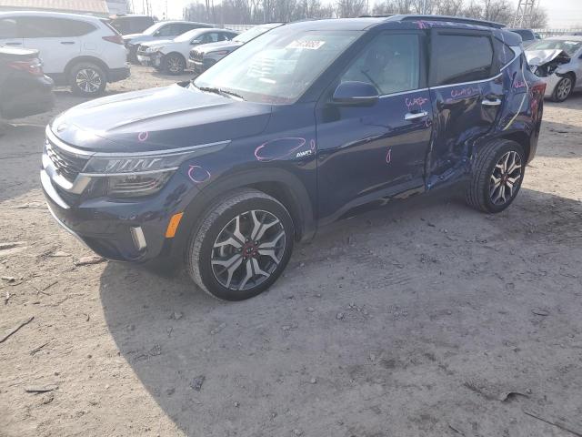 KIA SELTOS SX 2021 with VIN KNDETCA2XM7162343 - Photo from auction