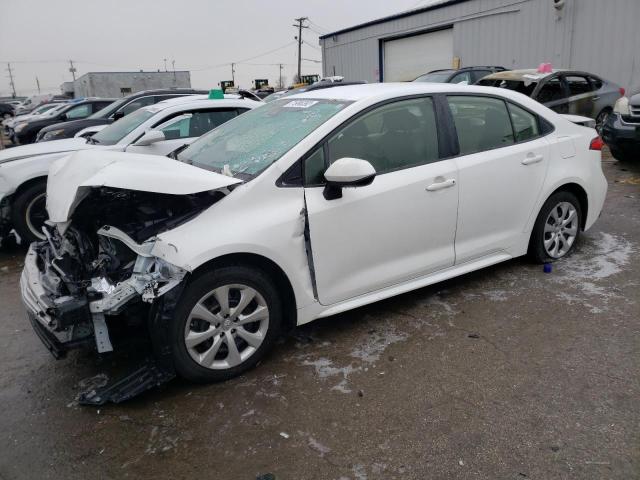 TOYOTA COROLLA LE 2021 with VIN JTDEPMAE4MJ154584 - Photo from auction