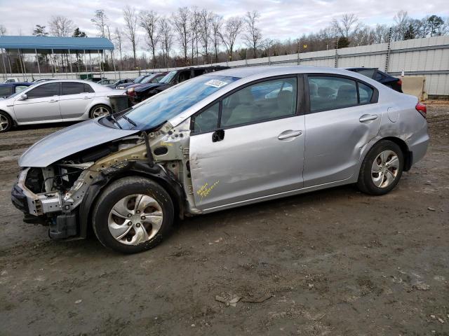 Photo 1 from auction – 2013 HONDA CIVIC LX with VIN 2HGFB2F58DH595444