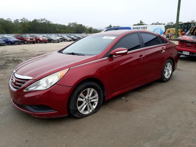 Photo 1 from auction – 2014 HYUNDAI SONATA GLS with VIN 5NPEB4AC8EH899748