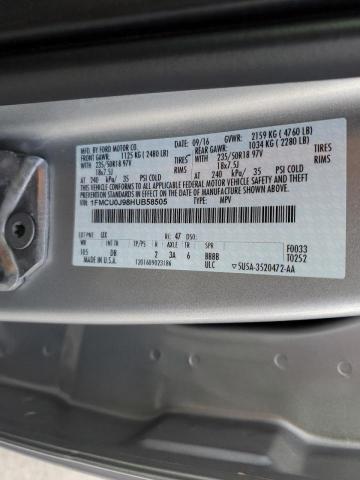 Photo 14 from auction – 2017 FORD ESCAPE TIT with VIN 1FMCU0J98HUB58505