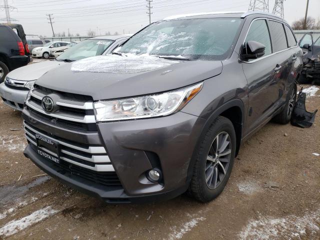 TOYOTA HIGHLANDER 2018 with VIN 5TDJZRFHXJS538134 - Photo from auction