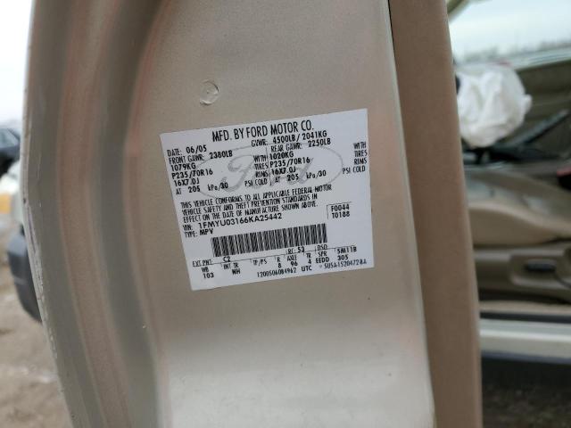Photo 14 from auction – 2006 FORD ESCAPE XLT with VIN 1FMYU03166KA25442