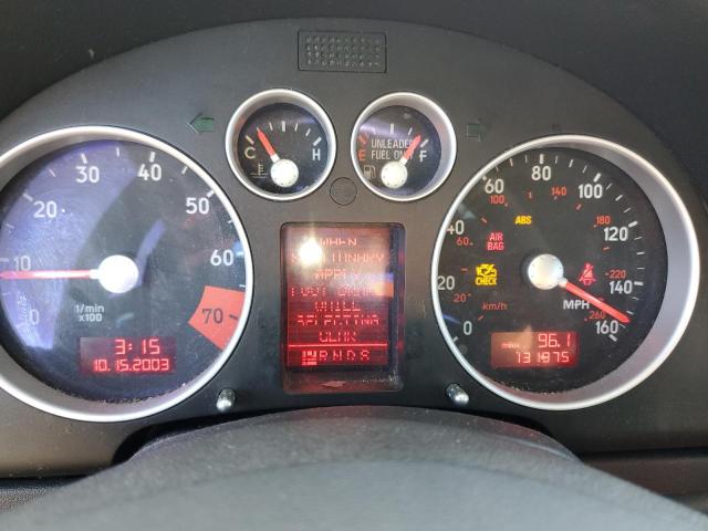 Photo 9 from auction – 2004 AUDI TT with VIN TRUSC28N241023751