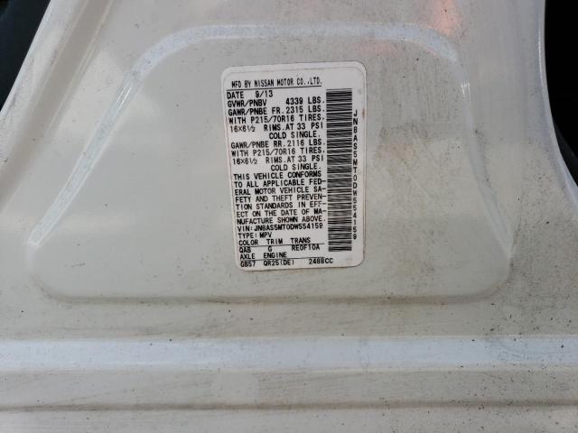 Photo 10 from auction – 2013 NISSAN ROGUE S with VIN JN8AS5MT0DW554159
