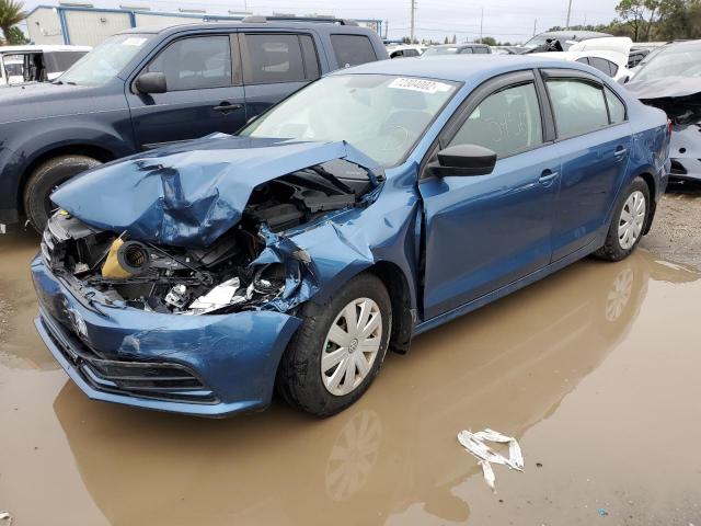 VOLKSWAGEN JETTA BASE 2015 with VIN 3VW2K7AJXFM265661 - Photo from auction