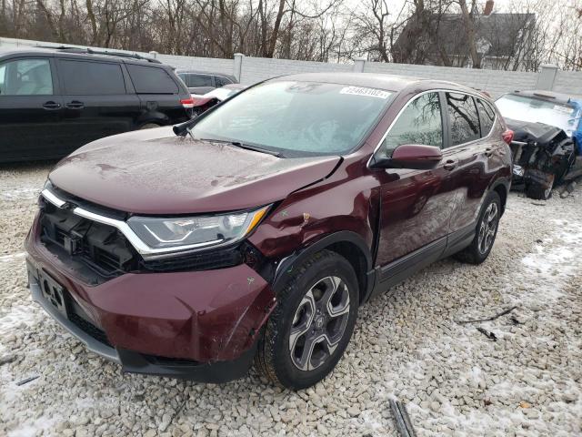 HONDA CR-V EX 2018 with VIN 7FARW2H56JE096516 - Photo from auction