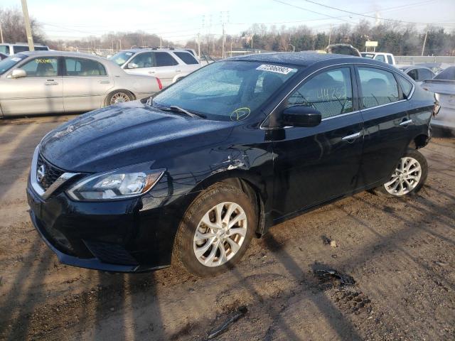 NISSAN SENTRA S 2018 with VIN 3N1AB7AP1JY218848 - Photo from auction