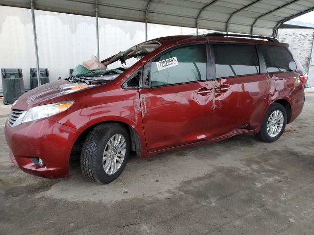 TOYOTA SIENNA XLE 2016 with VIN 5TDYK3DC6GS729548 - Photo from auction