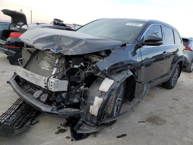 Photo 1 from auction – 2019 TOYOTA HIGHLANDER with VIN 5TDJZRFH3KS582560