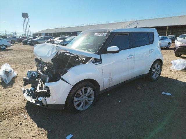 KIA SOUL + 2015 with VIN KNDJP3A5XF7222539 - Photo from auction