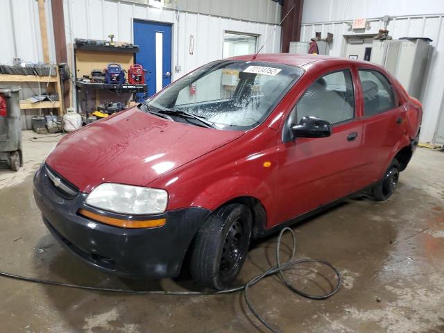 CHEVROLET AVEO 2004 with VIN KL1TD52604B251540 - Photo from auction