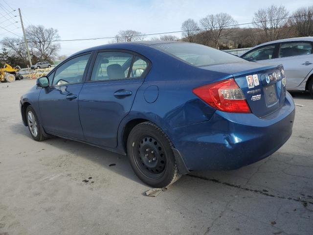 Photo 2 from auction – 2012 HONDA CIVIC EX with VIN 19XFB2F89CE020885