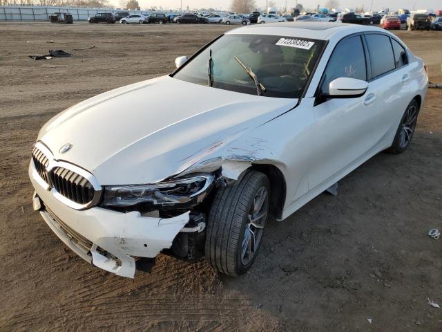 BMW 330I 2022 with VIN 3MW5R1J02N8C29225 - Photo from auction