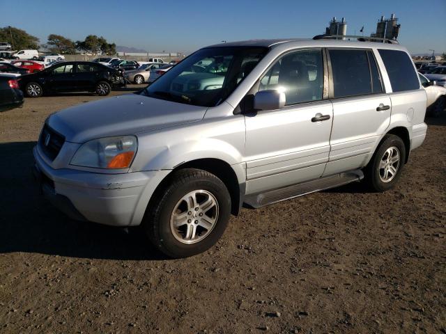 HONDA PILOT 2004 with VIN 2HKYF18414H618239 - Photo from auction