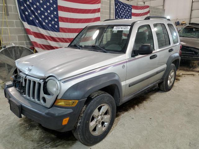 JEEP LIBERTY SP 2007 with VIN 1J4GL48K77W701560 - Photo from auction