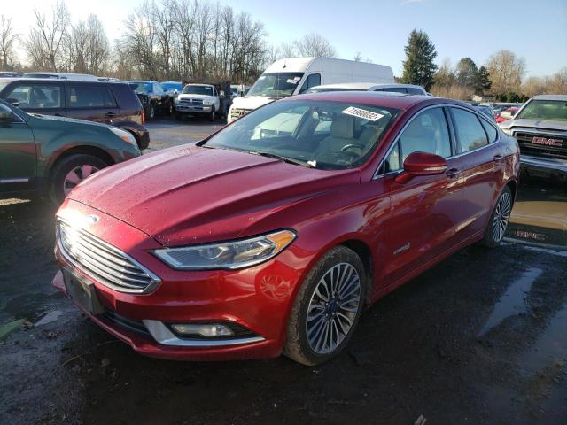 FORD FUSION TIT 2017 with VIN 3FA6P0RU1HR317511 - Photo from auction