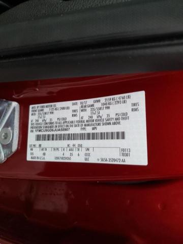 Photo 14 from auction – 2018 FORD ESCAPE SE with VIN 1FMCU9GD6JUA50907