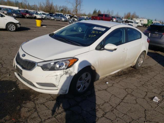 KIA FORTE LX 2016 with VIN KNAFK4A68G5619714 - Photo from auction
