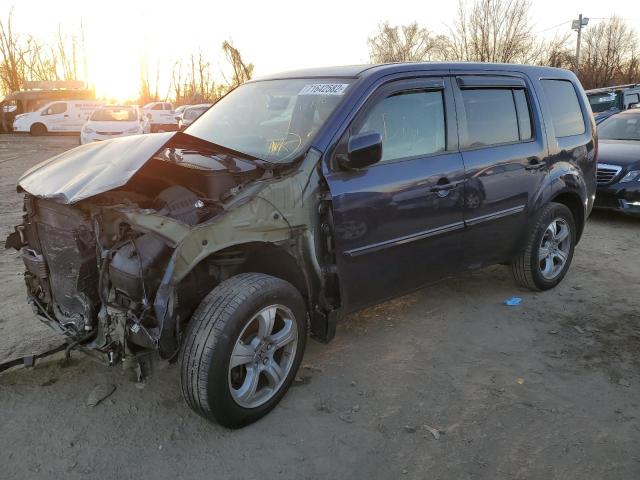 HONDA PILOT EXL 2013 with VIN 5FNYF4H61DB066341 - Photo from auction