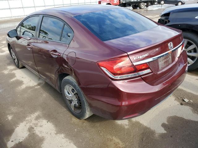 Photo 2 from auction – 2015 HONDA CIVIC LX with VIN 19XFB2F56FE049108