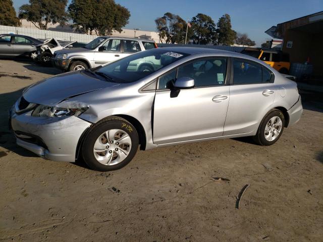 HONDA CIVIC LX 2013 with VIN 19XFB2F58DE232426 - Photo from auction