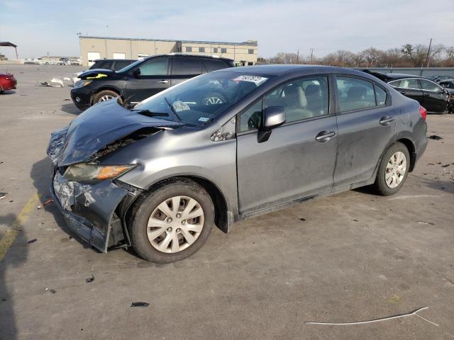 HONDA CIVIC LX 2012 with VIN 19XFB2F52CE083512 - Photo from auction