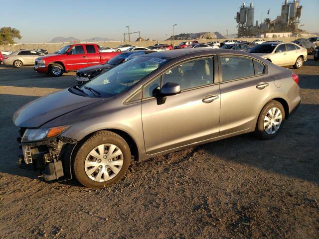 HONDA CIVIC LX 2012 with VIN 19XFB2F55CE364400 - Photo from auction