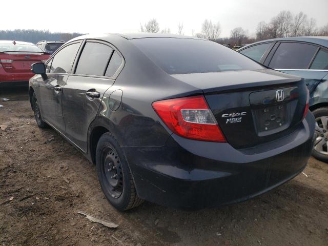Photo 2 from auction – 2012 HONDA CIVIC LX with VIN 19XFB2F52CE012049