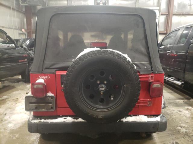 Photo 6 from auction – 2000 JEEP WRANGLER / with VIN 1J4FA29PXYP766205